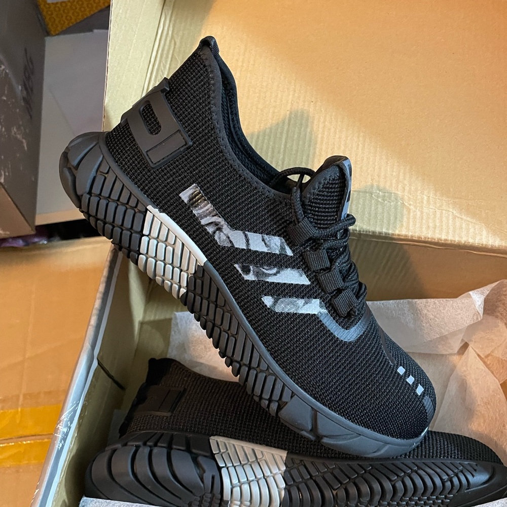 Men's Safety Shoes Steel Toe Work Sneakers  Lightweight